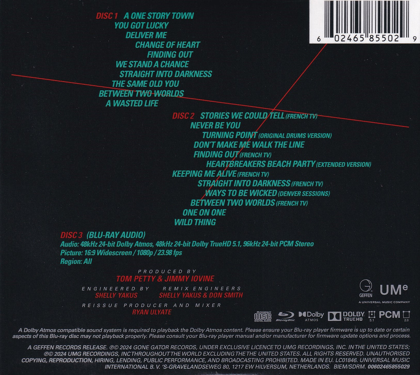 Tom Petty & Heartbreakers Long After Dark Dlx 2 Cd + Blu-ray