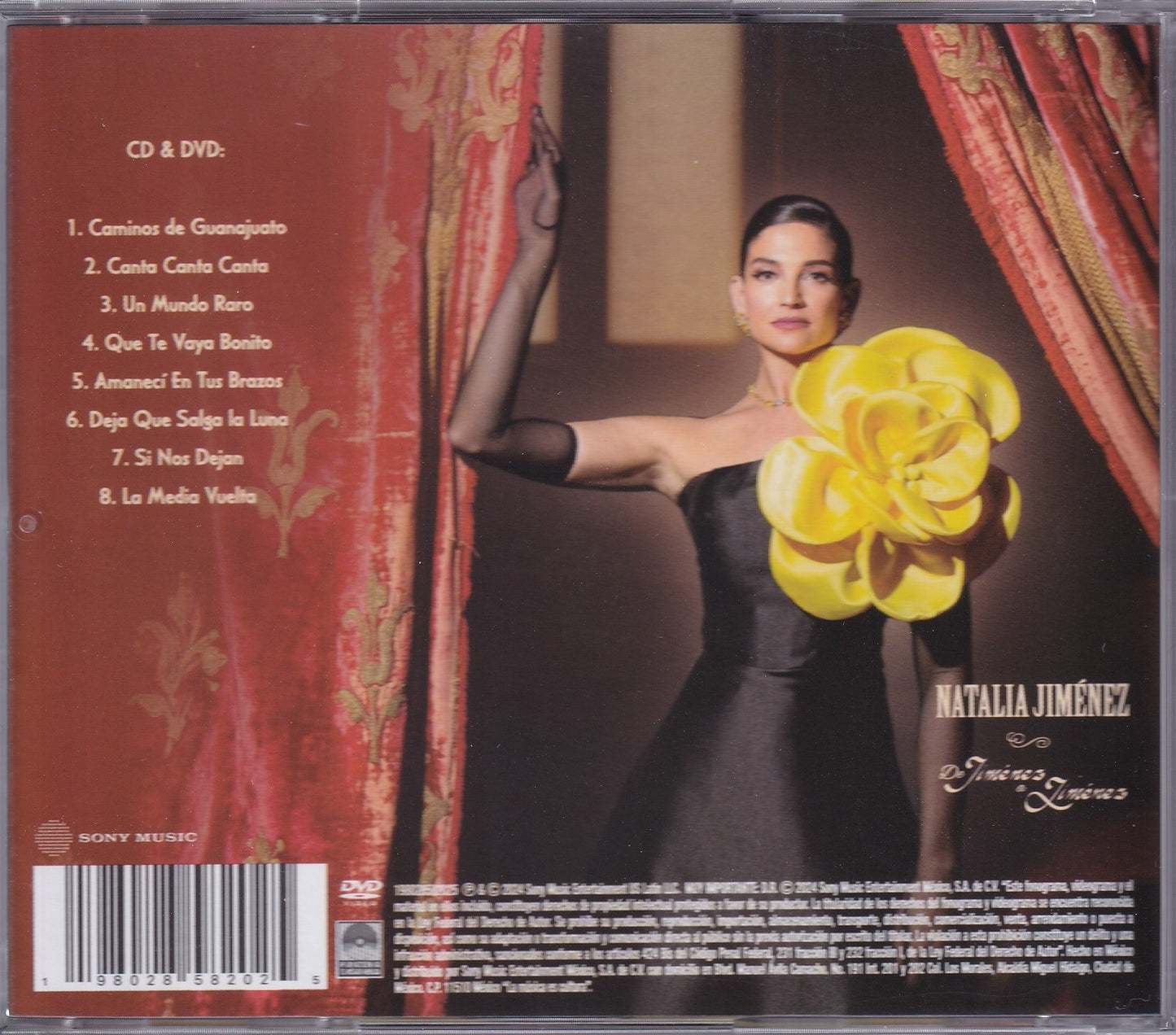Natalia Jimenez De Jimenez A Jimenez Disco Cd + Dvd