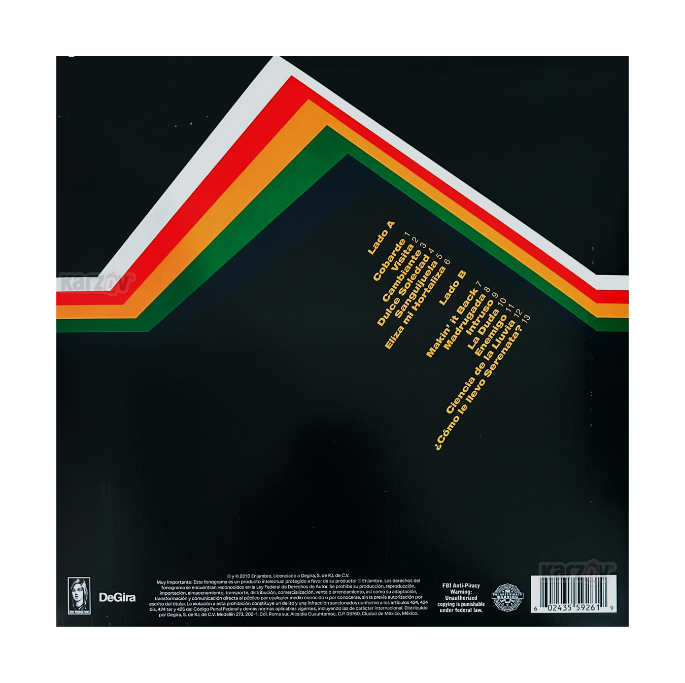 Enjambre Daltonico LP Vinyl