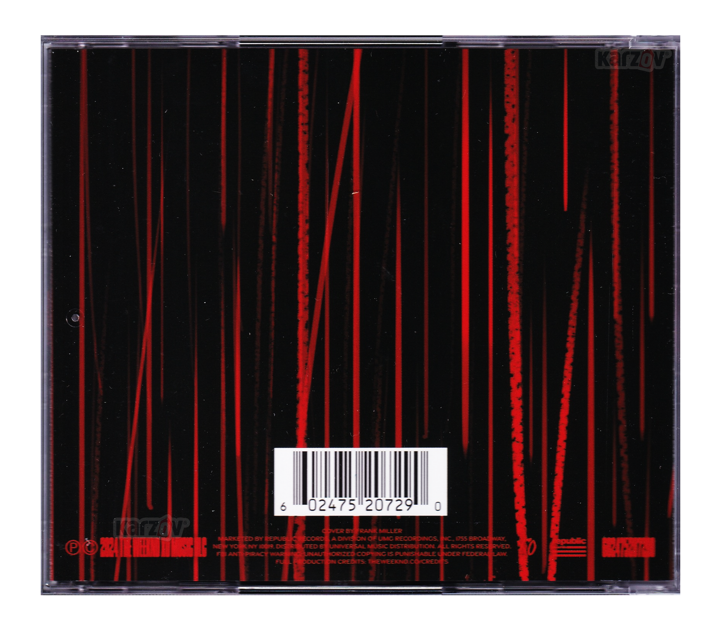 The Weeknd Hurry Up Tomorrow Collector's Edition Artwork Cd