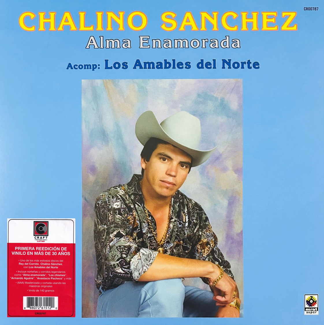 Chalino Sanchez Alma Enamorada Lp Vinyl