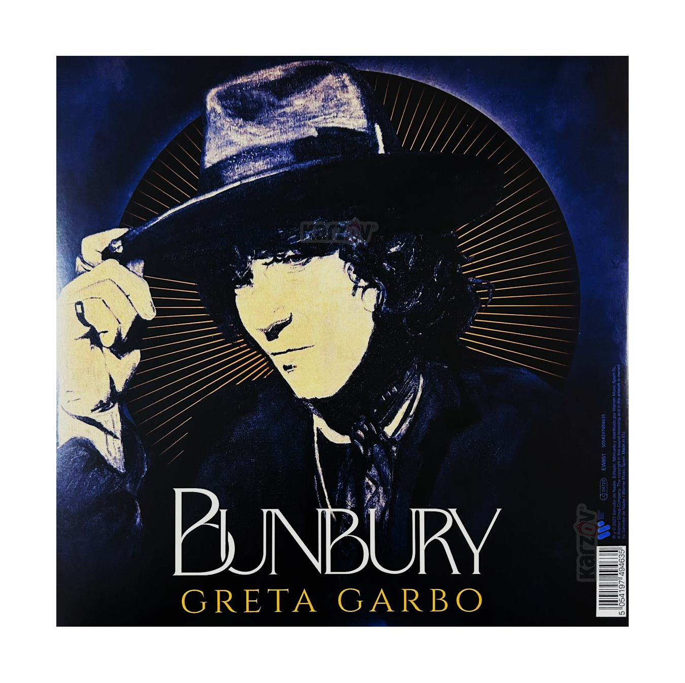Enrique Bunbury Greta Garbo Black Negro Lp Vinyl