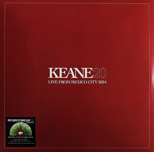 Keane Live From Mexico City 2024 RSD 2025 Green & White Splatter LP Vinyl