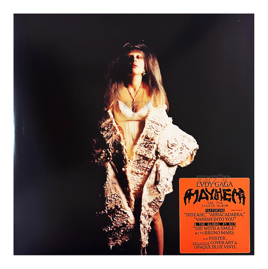 Lady Gaga Mayhem 2025 Azul Blue Indie 2 Lp Vinyl