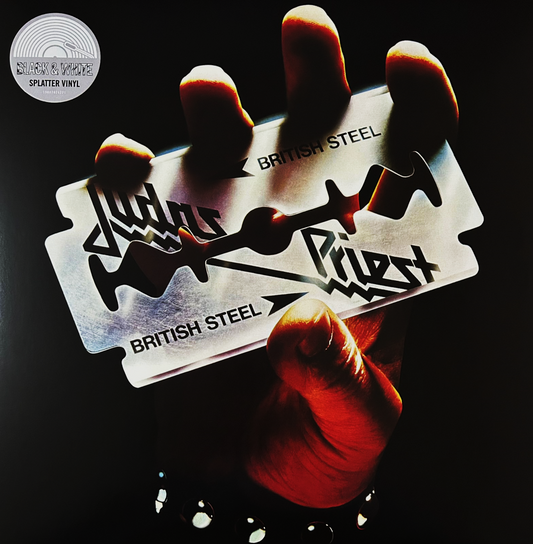 Judas Priest British Steel Splatter Black & White Lp Vinyl