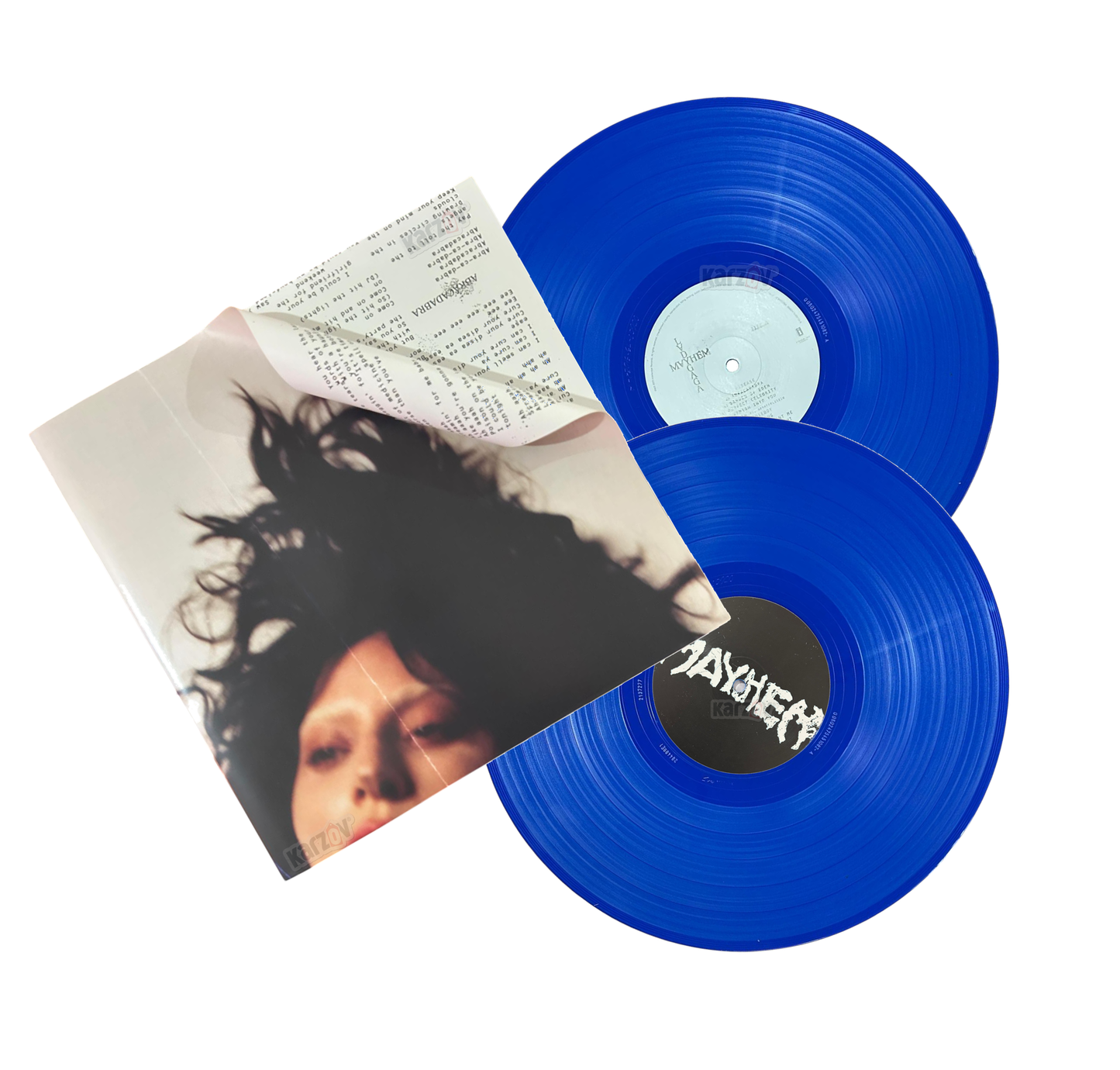 Lady Gaga Mayhem 2025 Azul Blue Indie 2 Lp Vinyl