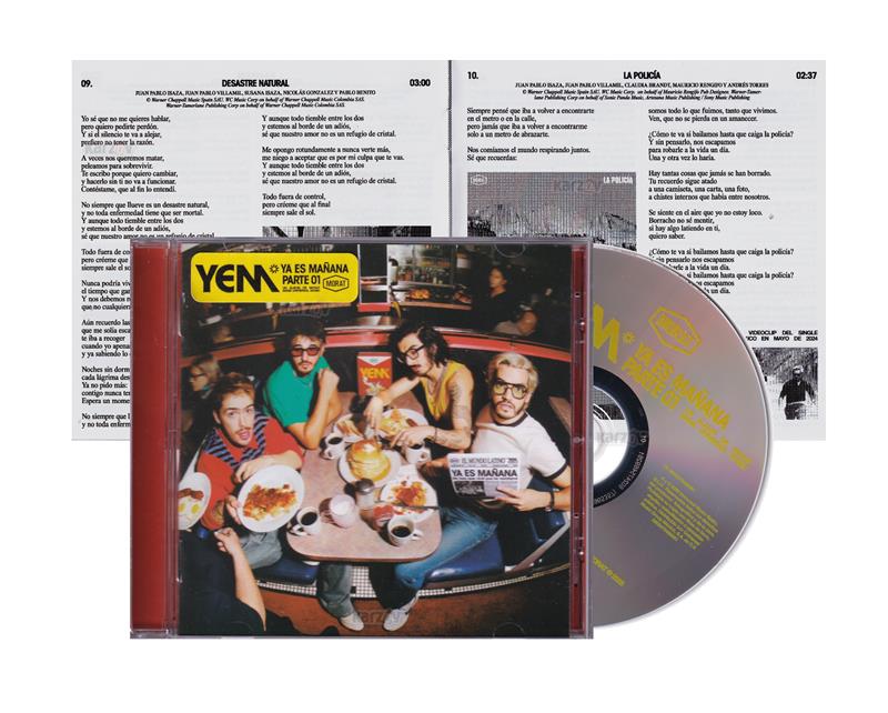 Morat Ya Es Mañana ( Yem ) Jewel Case Disco 2025 Cd