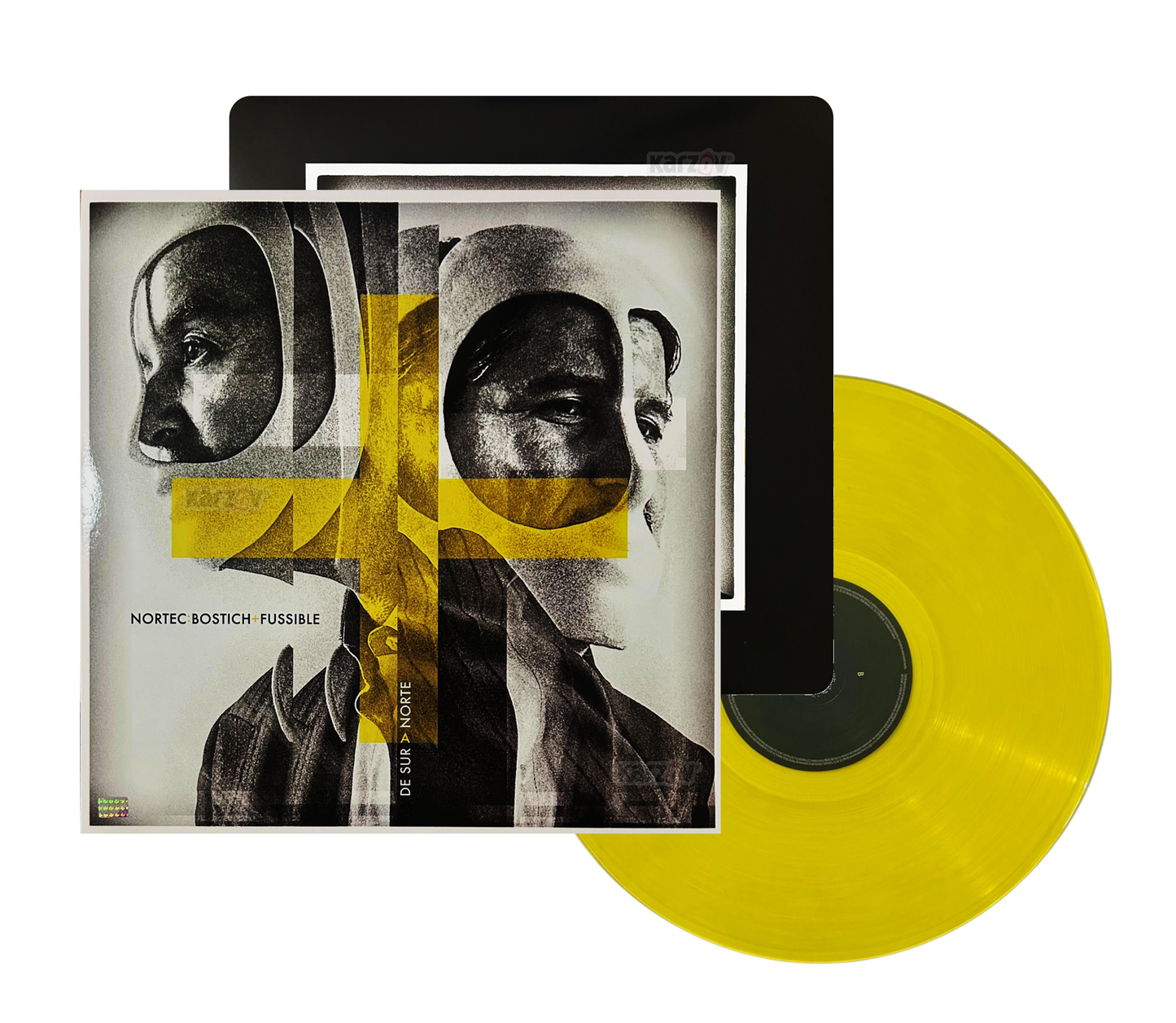 Nortec Bostich + Fussible De Sur A Norte Yellow Lp Vinyl