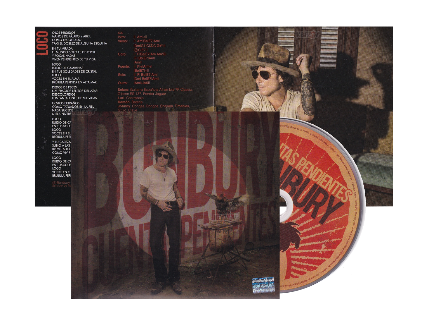 Enrique Bunbury Cuentas Pendientes Disco Cd