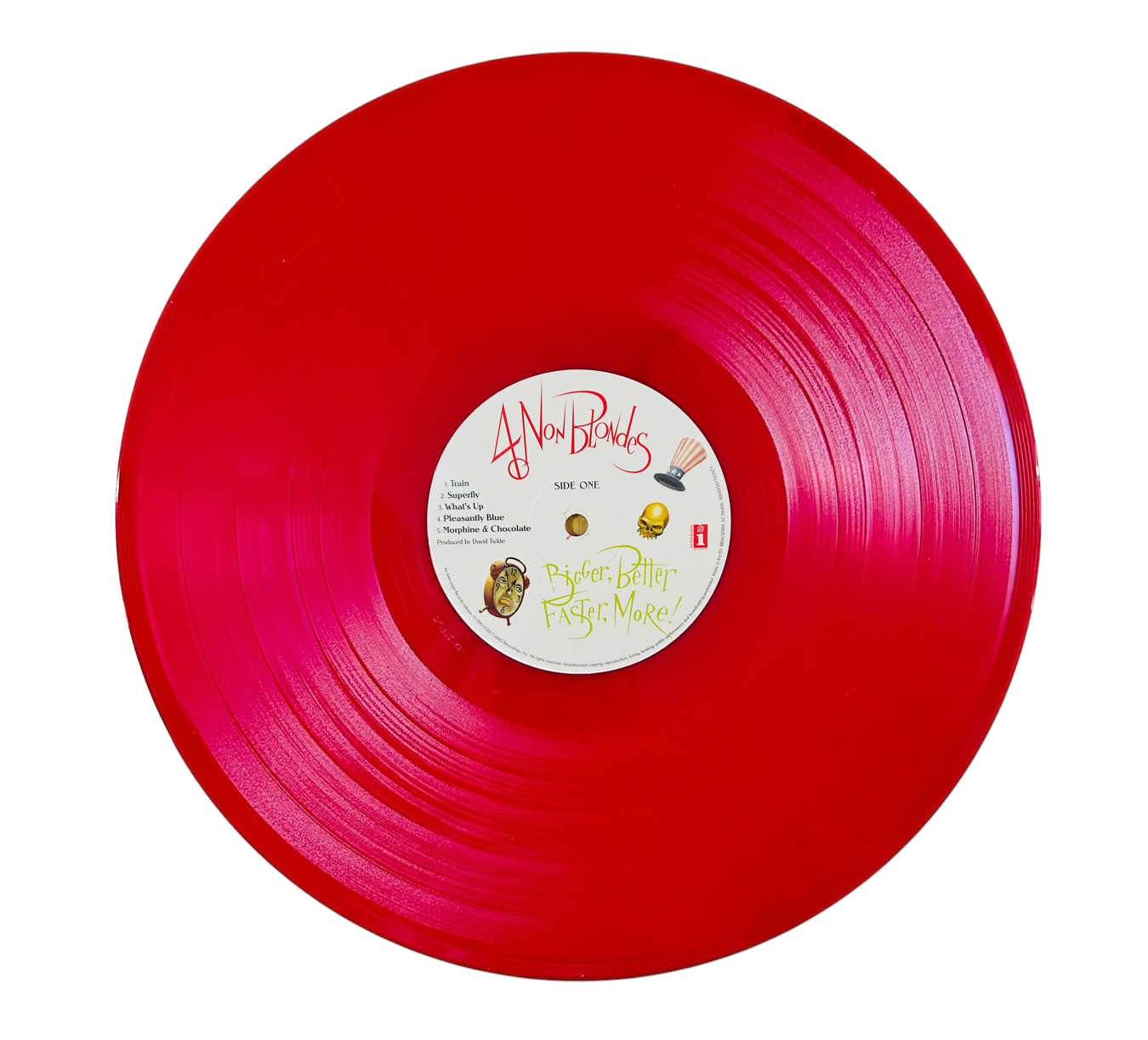 4 Non Blondes Bigger Better Faster More Rojo Red Lp Vinyl