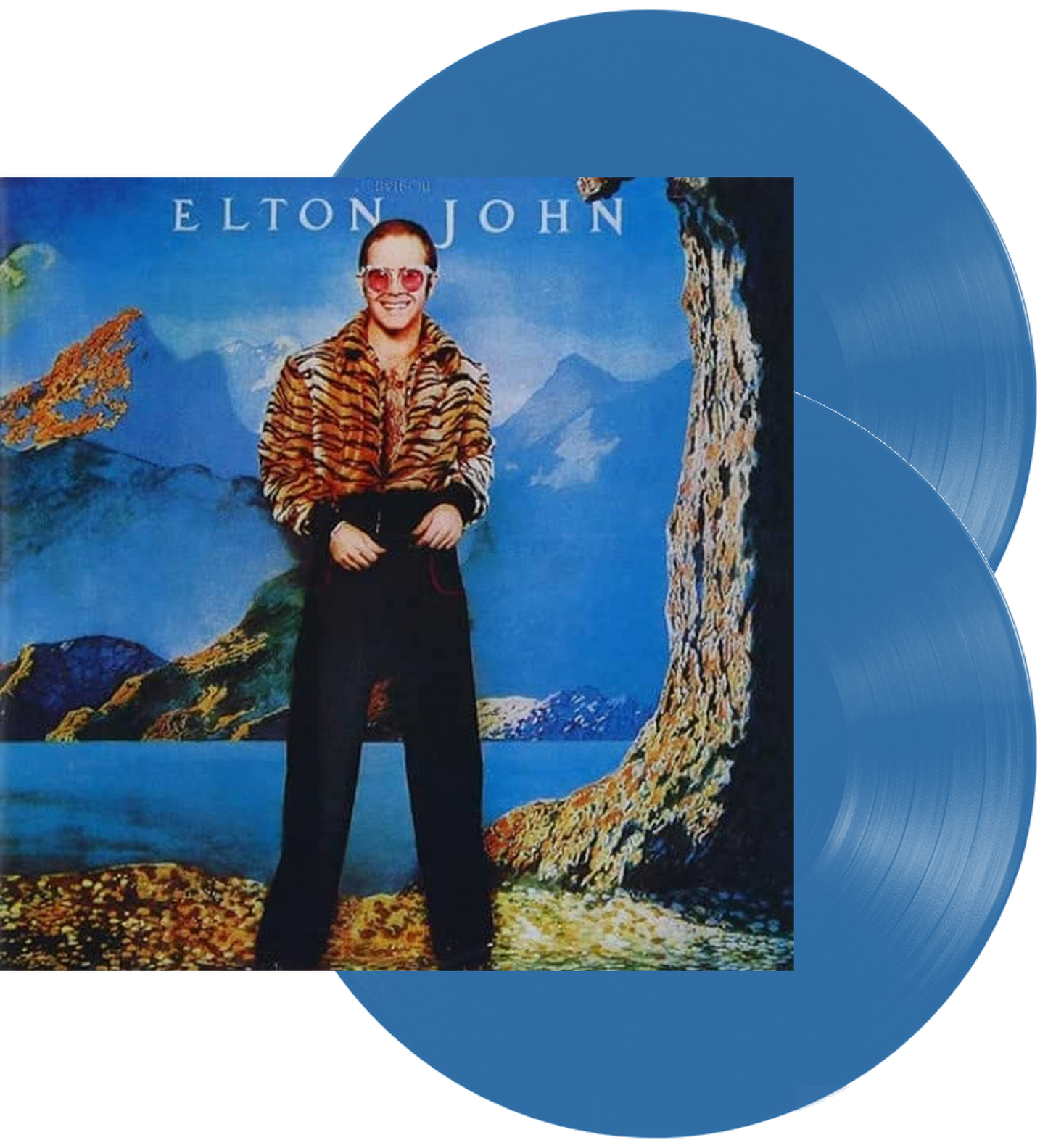 Elton John Caribou RSD 2024 Importado Sky Blue 2 Lp Vinyl