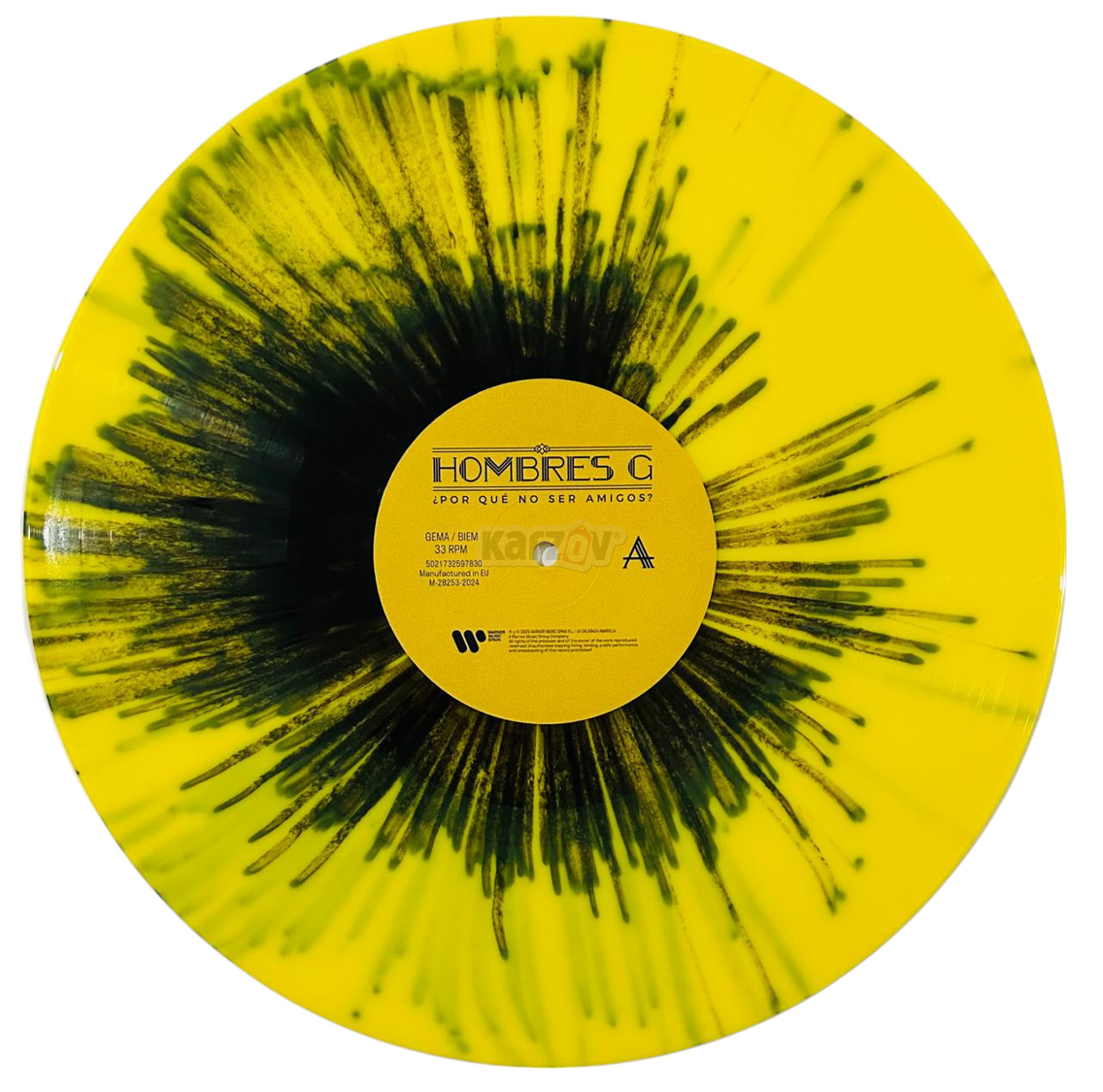 Hombres G ¿ Por Que No Ser Amigos ? Splatter Yellow Lp Vinyl