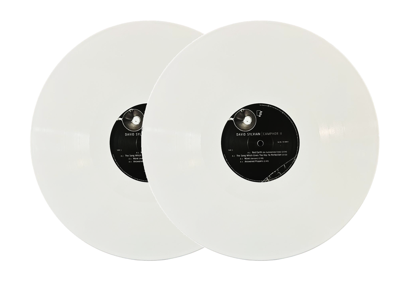 David Sylvian Camphor II RSD 2025 Blanco White 2 LP Vinyl