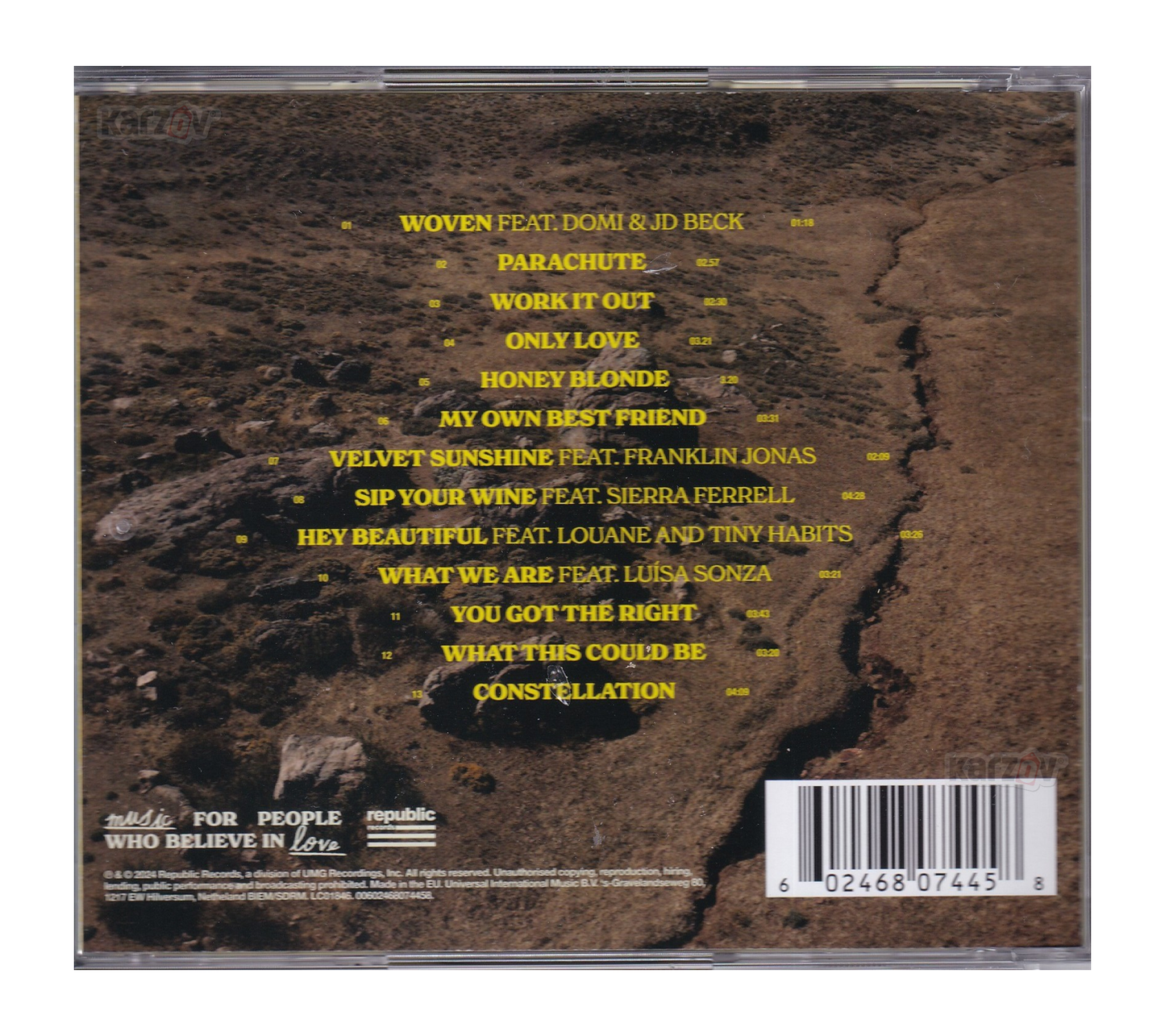 Joe Jonas Music For People Who Believe In Love Disco Cd