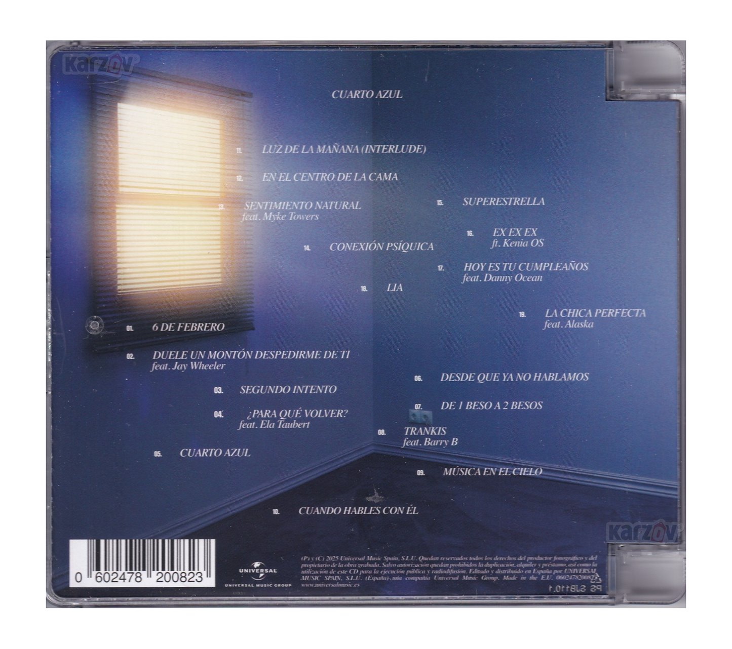 Aitana Cuarto Azul Disco 2025 Cd