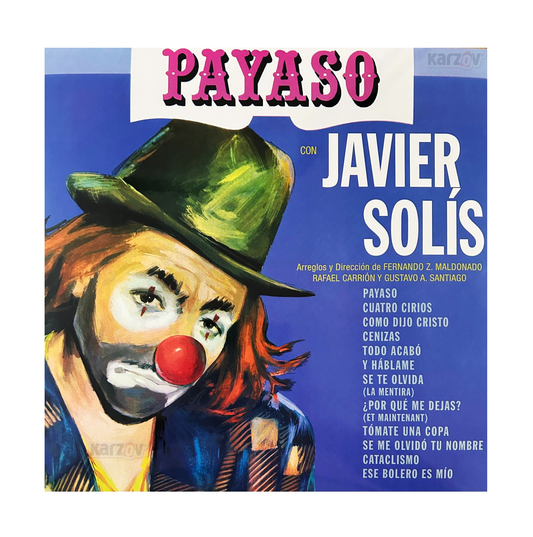 Javier Solis Payaso Azul Blue Lp Vinyl