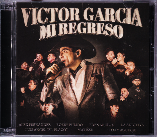 Victor Garcia ( La Academia )Mi Regreso Disco Cd