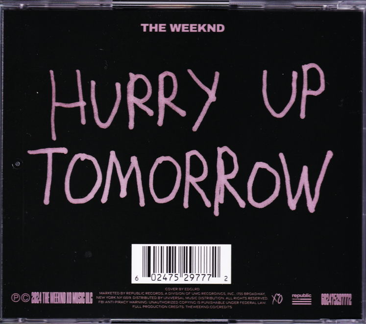 The Weeknd Hurry Up Tomorrow Collector's Edition + Firma Cd