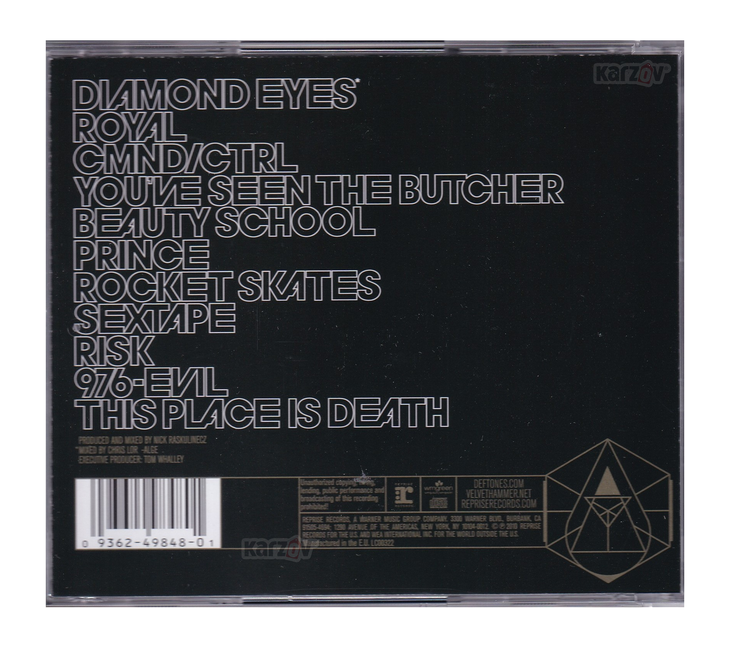 Deftones Diamond Eyes Disco Cd