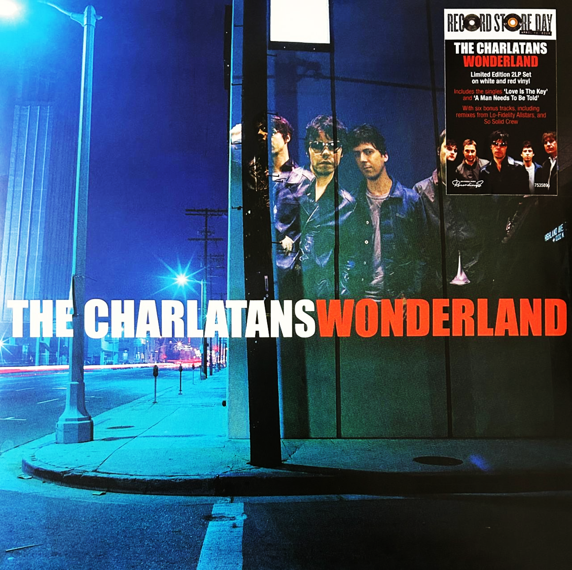 The Charlatans Wonderland RSD 2025 White & Red 2 LP Vinyl