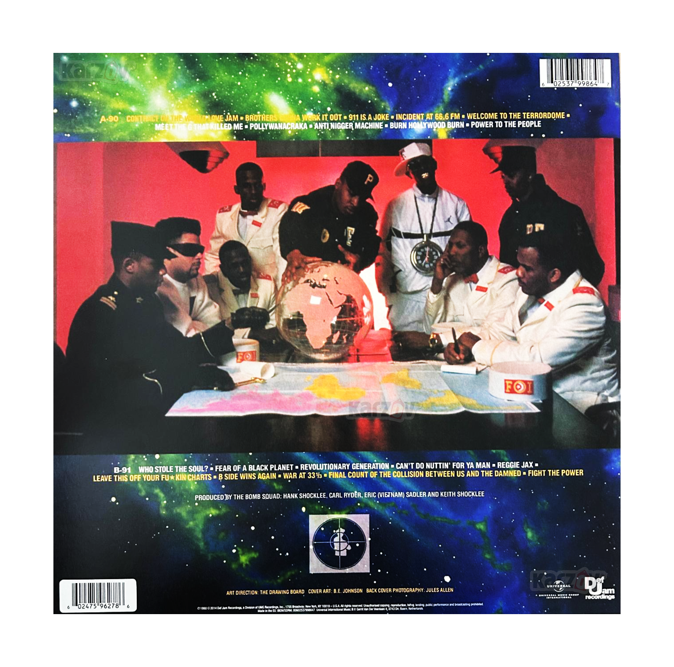 Public Enemy Fear Of A Black Planet Yellow Lp Vinyl