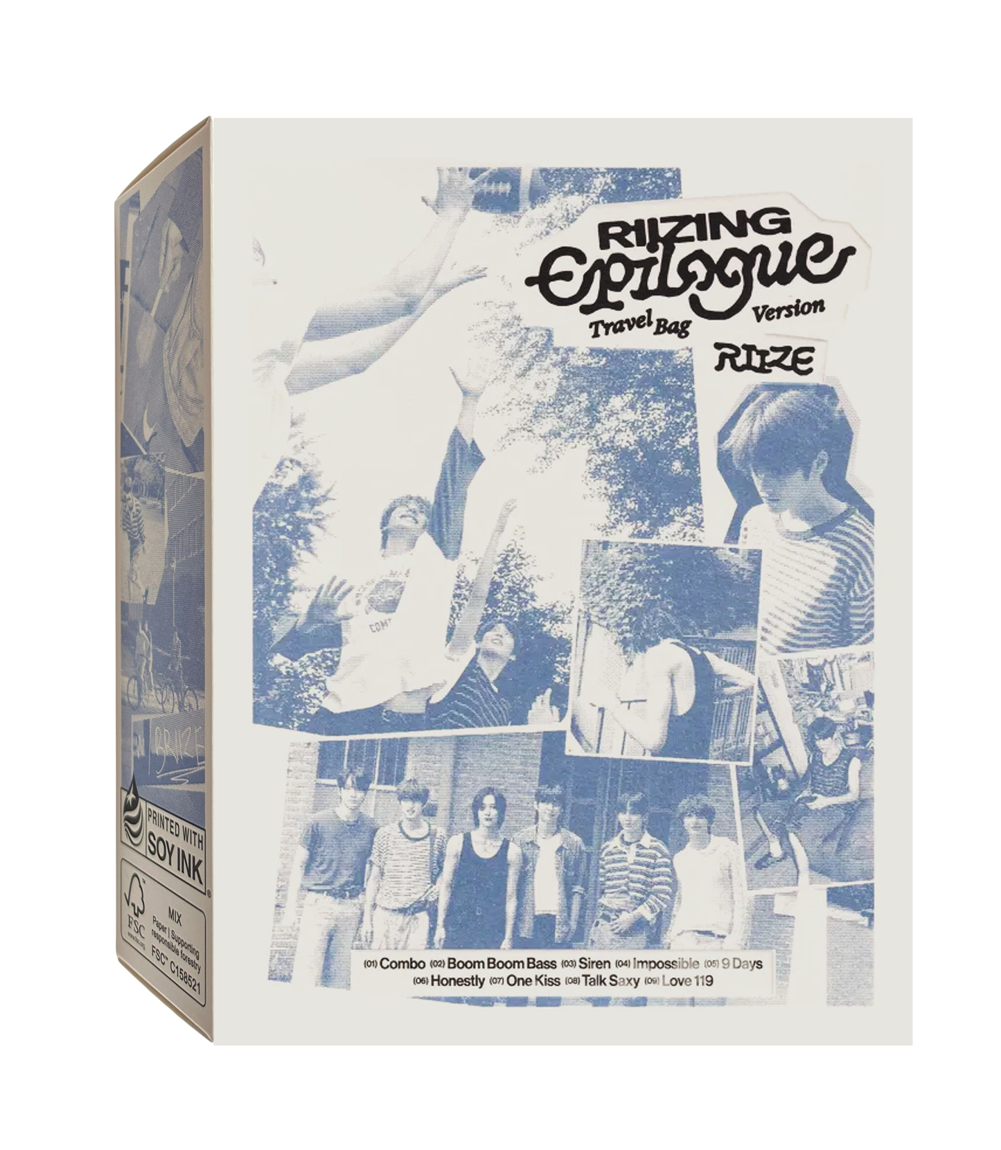Riize 1 Mini Album Epilogue Travel Bag Version Briize Navy 🫰🏻