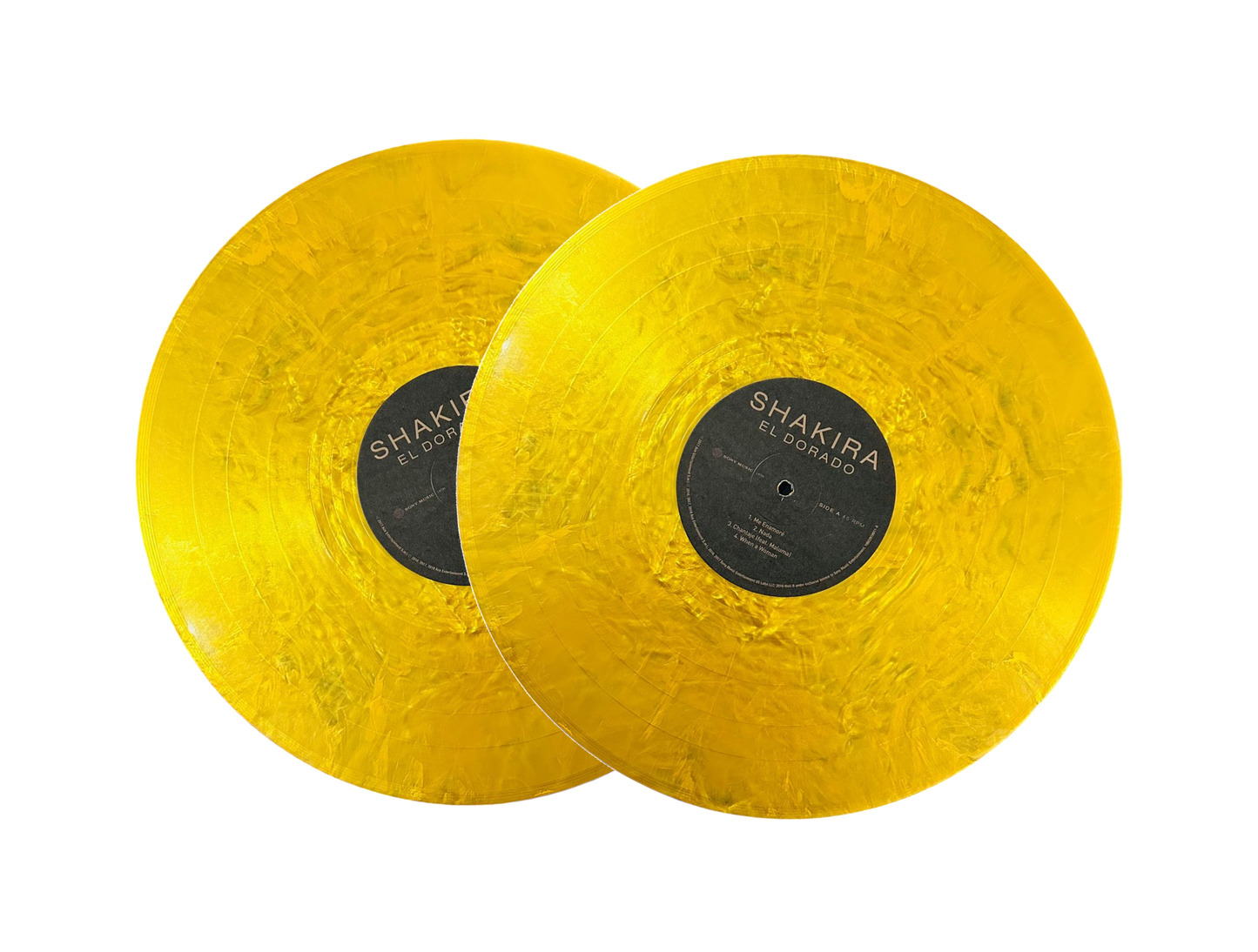 Shakira El Dorado Gold 2 Lp Vinyl