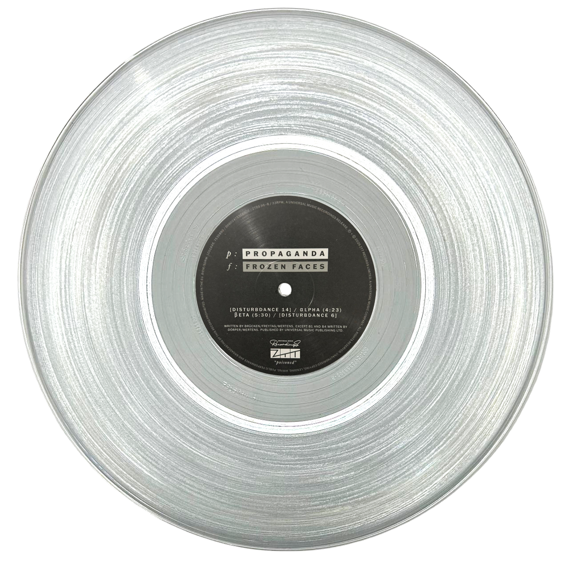 Propaganda P:Machinery The Alpha Beta Definition RSD 2025 Clear LP Vinyl