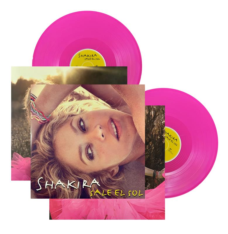 Shakira Sale El Sol Rosa Pink 2 Lp Vinyl