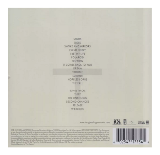 Imagine Dragons Smoke + Mirrors Disco Cd