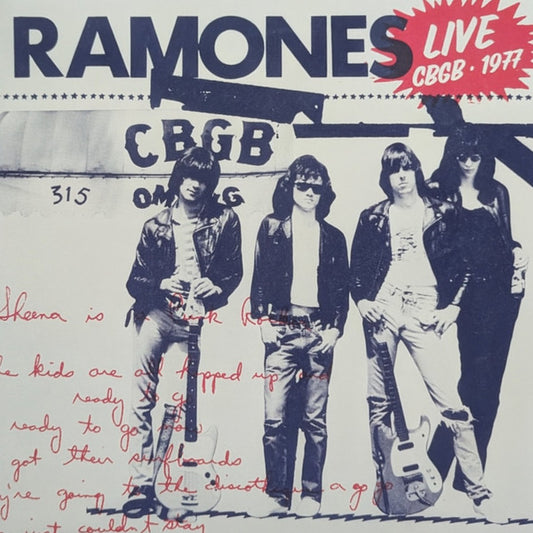 Ramones Live At Cbgb, 1977 (140 Gr. Red) Lp Vinyl Rsd Black Friday 2025 Red Vinyl