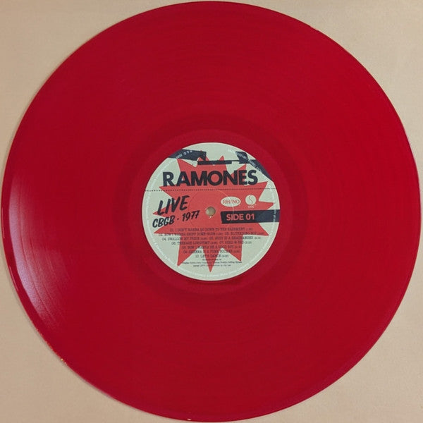 Ramones Live At Cbgb, 1977 (140 Gr. Red) Lp Vinyl Rsd Black Friday 2025 Red Vinyl