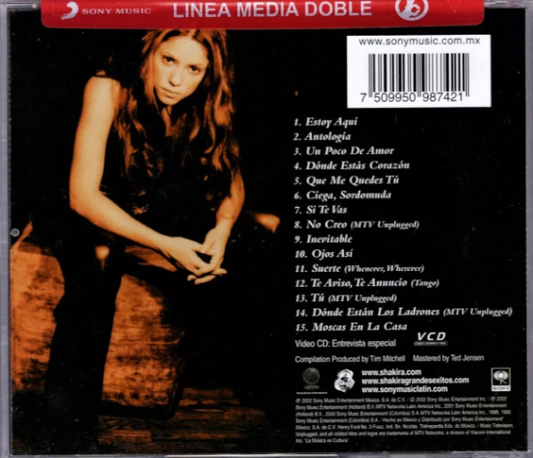 Shakira - Grande Exitos - Cd + Video Cd