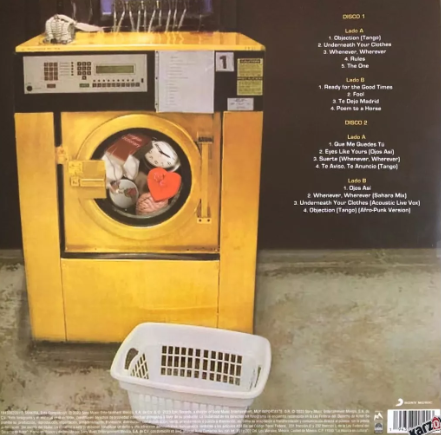 Shakira Servicio De Lavanderia Washed & Dried / 2 Lp Vinyl