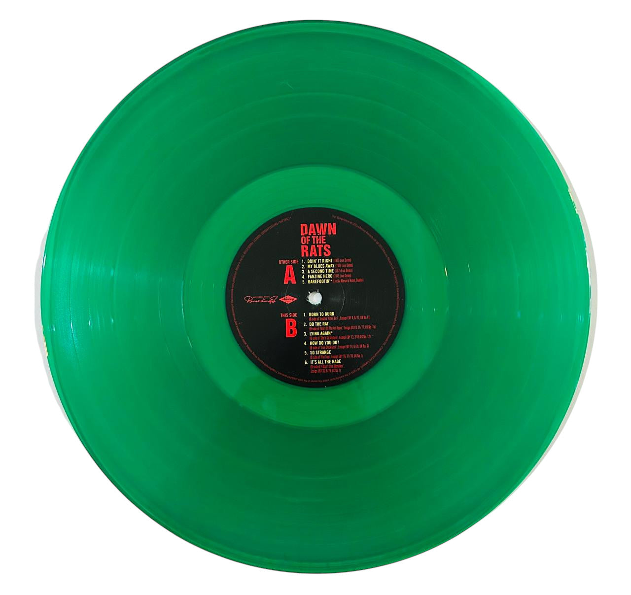 The Boomtown Rats Dawn Of The Rats RSD 2025 Green Lp Vinyl