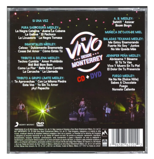 La Casetera En Vivo Desde Monterrey Disco Cd