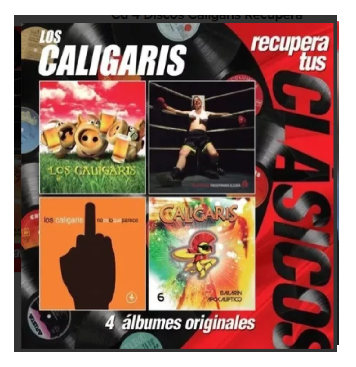 Caligaris Recupera Tus Clasicos 4 Discos Cd