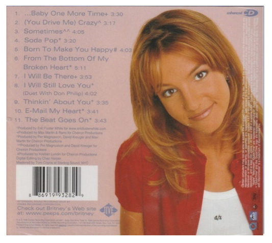 Britney Spears Baby One More Time Disco Cd