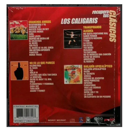 Caligaris Recupera Tus Clasicos 4 Discos Cd