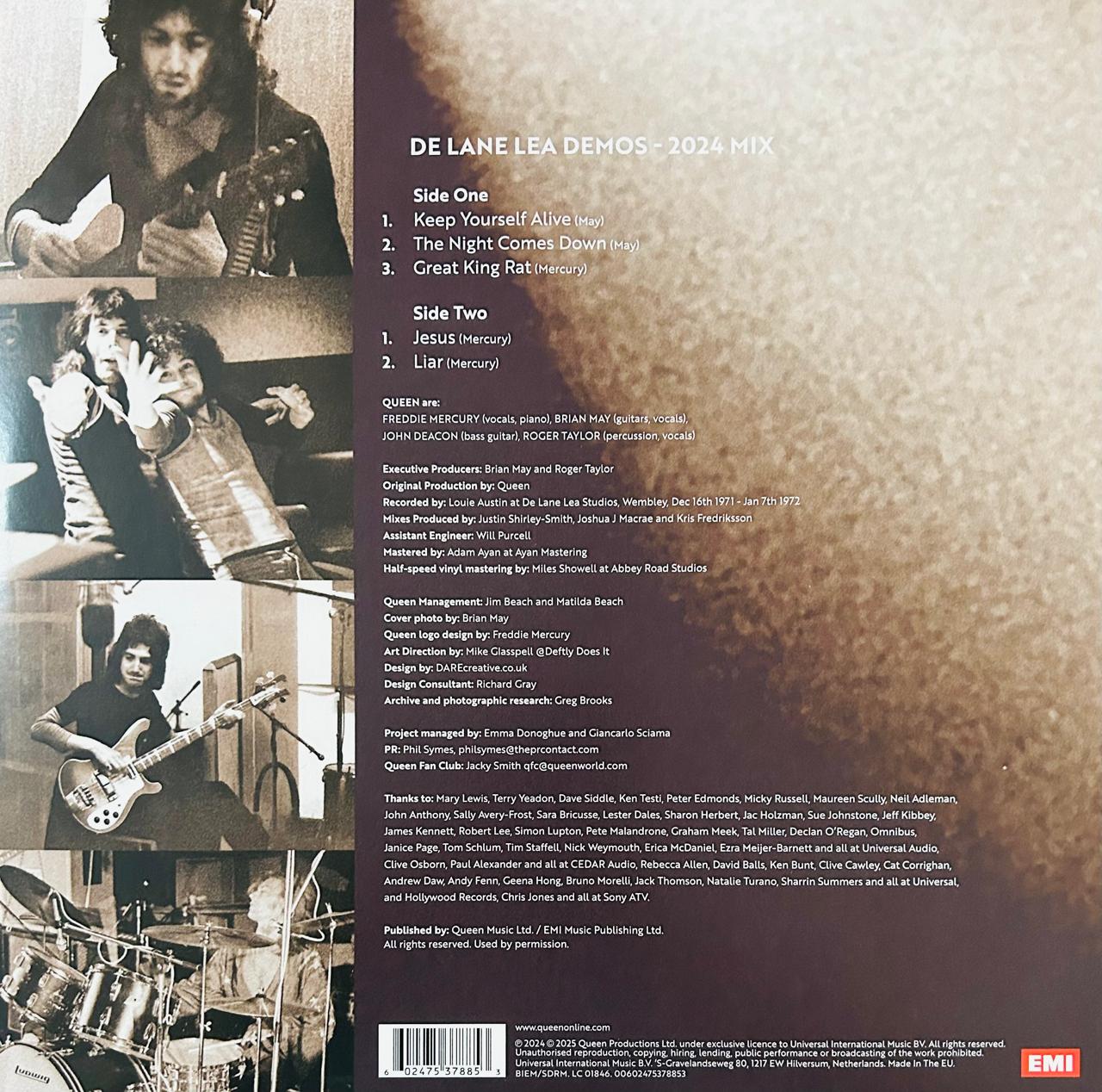 Queen De Lane Lea Demos RSD 2025 LP Vinyl