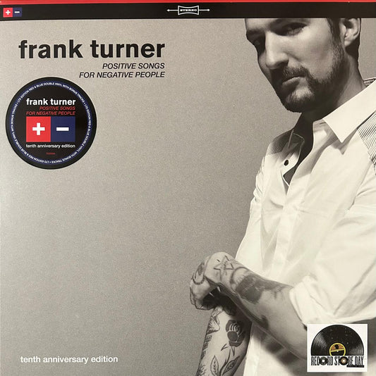 Frank Turner Positive Songs For Negative People 10th Anniversary RSD 2025 Red & Blue 2 LP Vinyl