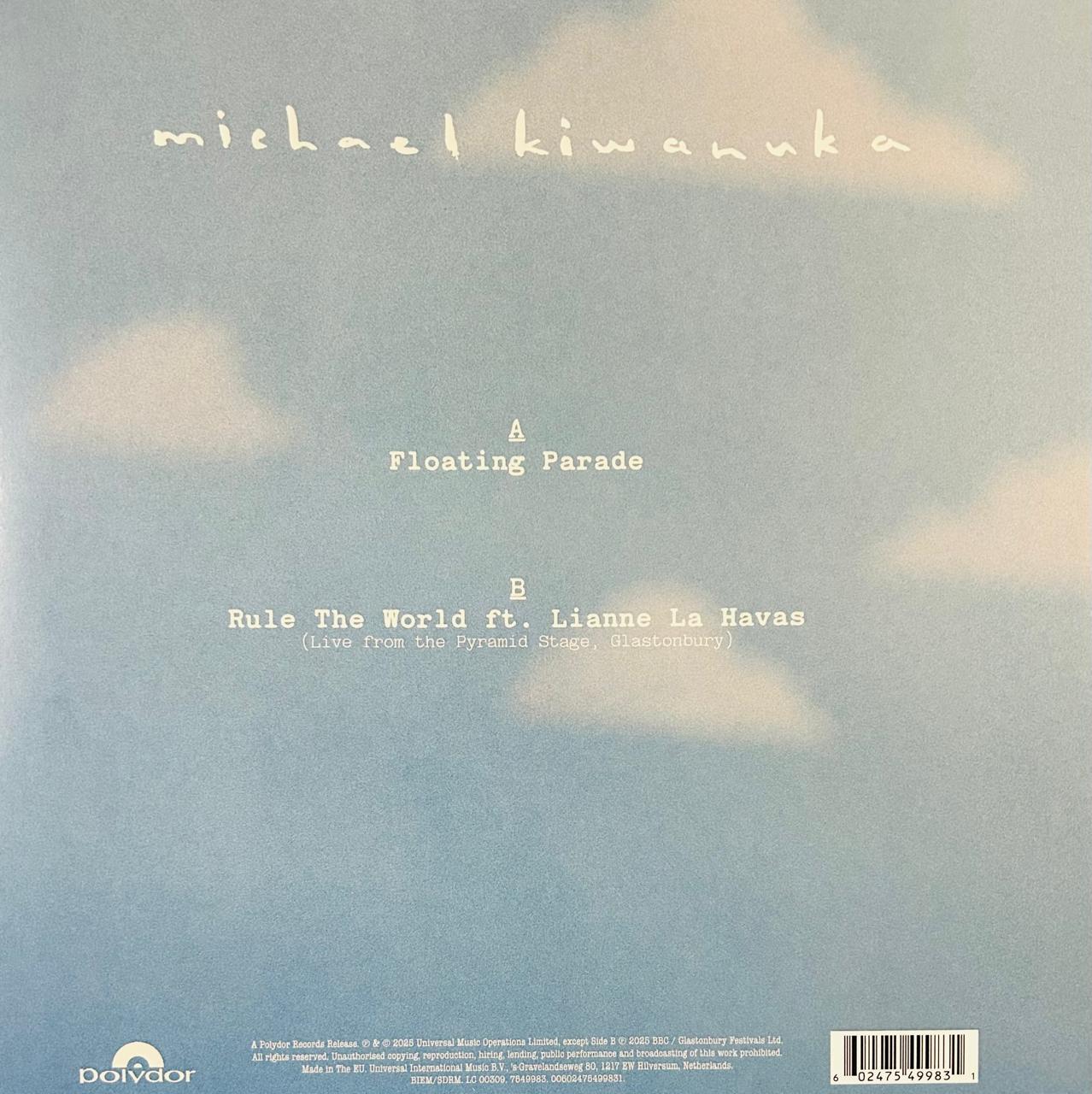 Michael Kiwanuka Floating Paradise RSD 2025 10 Pulgadas Clear LP Vinyl