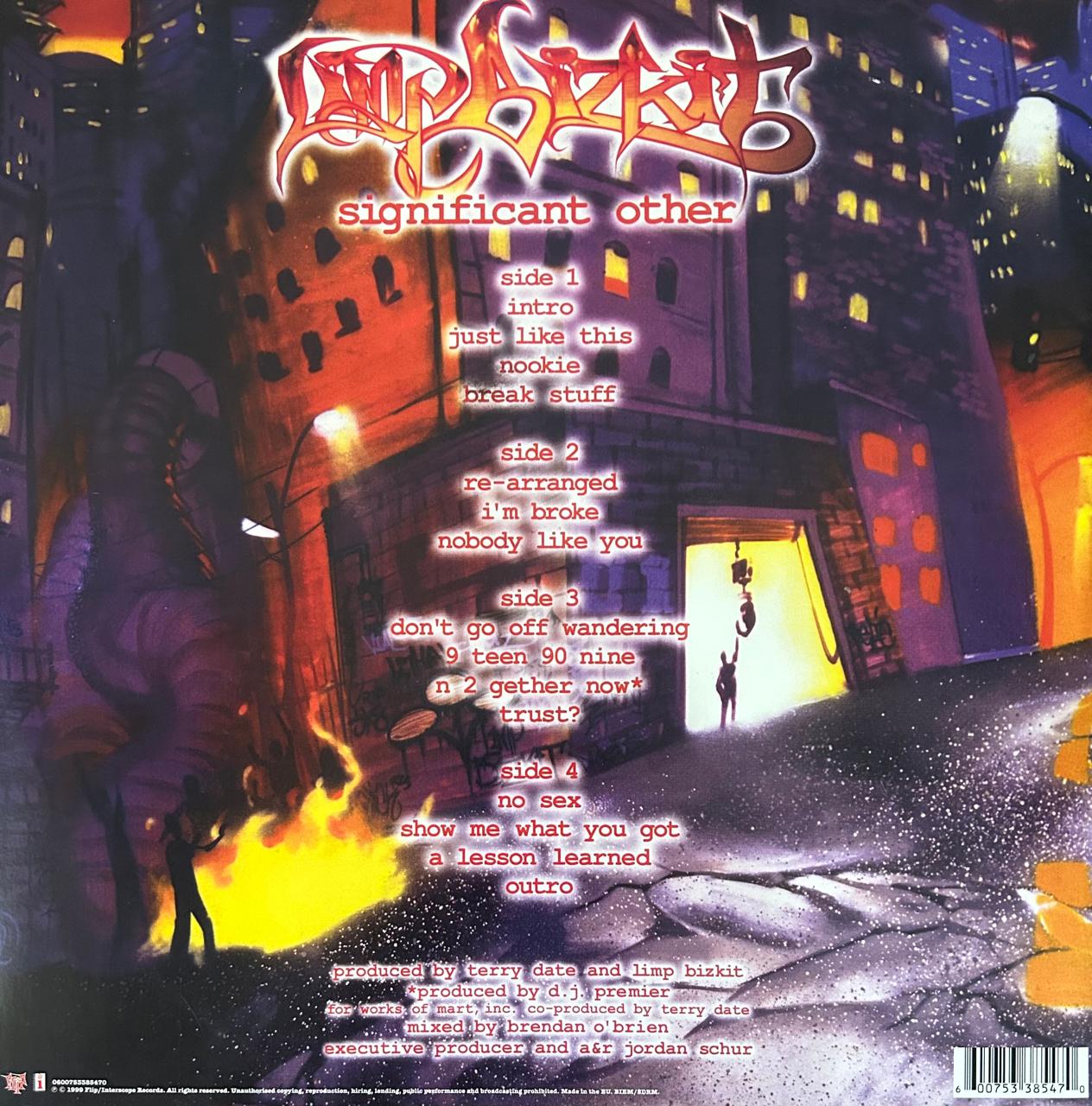 Limp Bizkit Significant Other 2 Lp Vinyl
