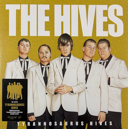 The Hives Tyrannosaurus Hives RSD 2025 White & Gold LP Vinyl