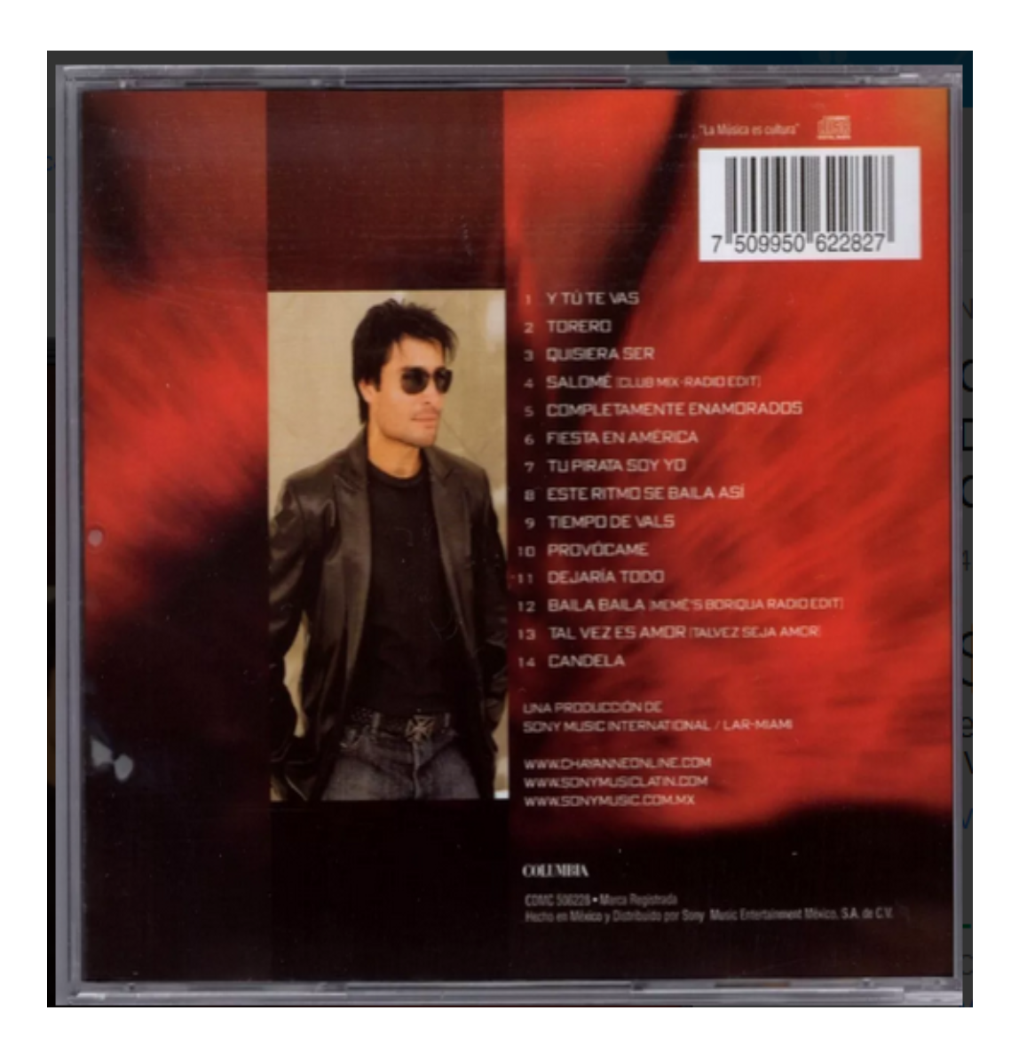 Chayanne Grandes Exitos Disco Cd
