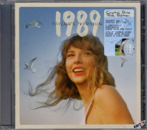 Taylor Swift 1989 Taylor's Version Blue Edition Disco Cd + Poster