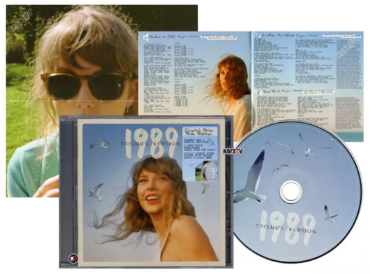 Taylor Swift 1989 Taylor's Version Blue Edition Disco Cd + Poster