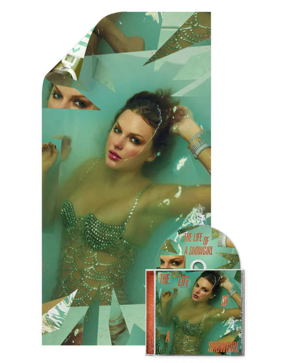 Taylor Swift The Life Of A Showgirl Disco Cd + Poster