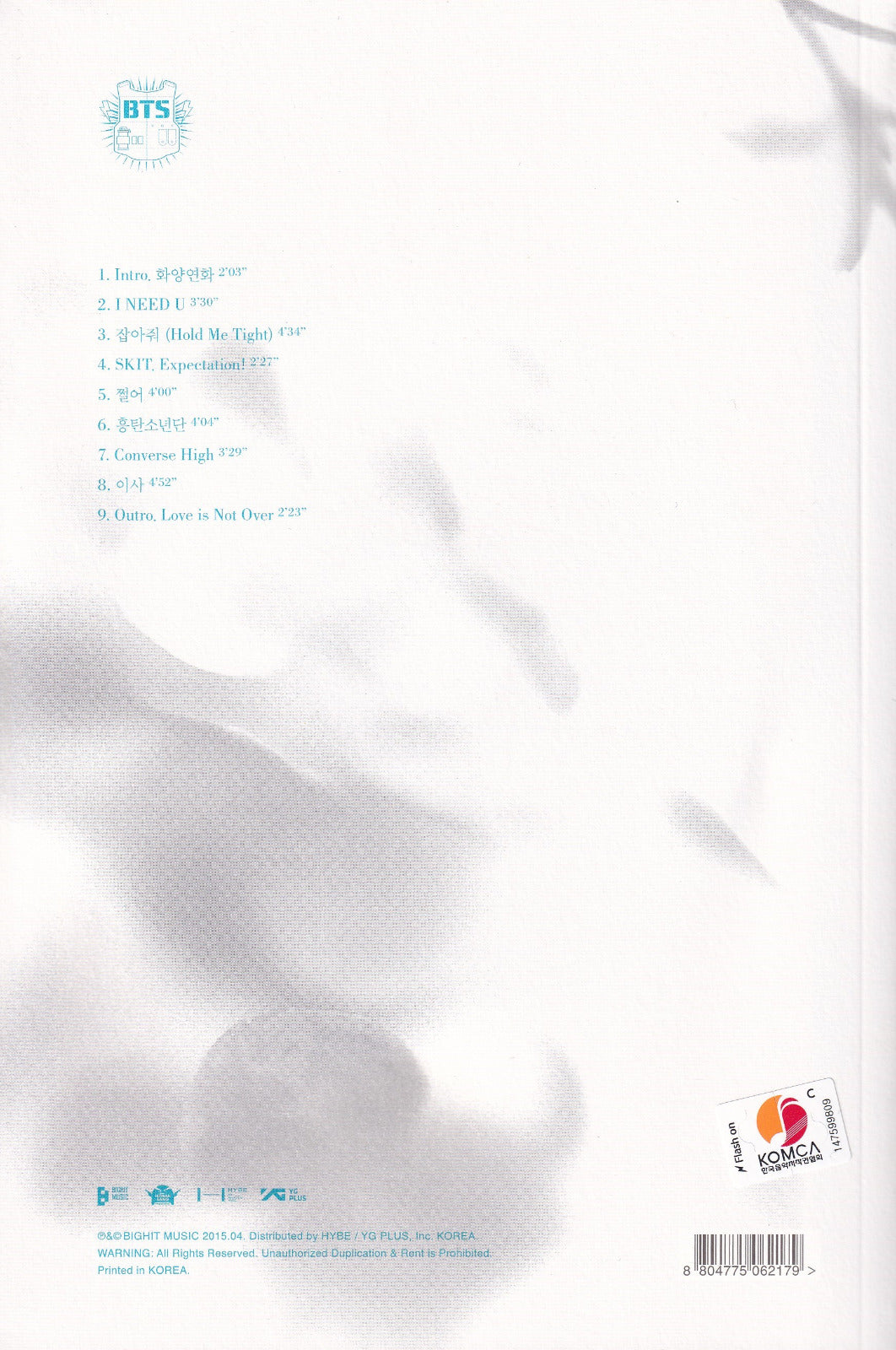 Bts Most Beautiful Moment In Life Album Komca Part 1 Blue