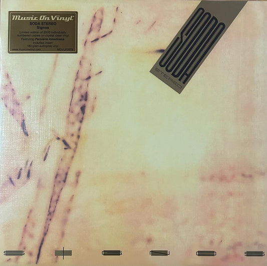 Soda Stereo Signos Vinyl Crystal Clear Viny